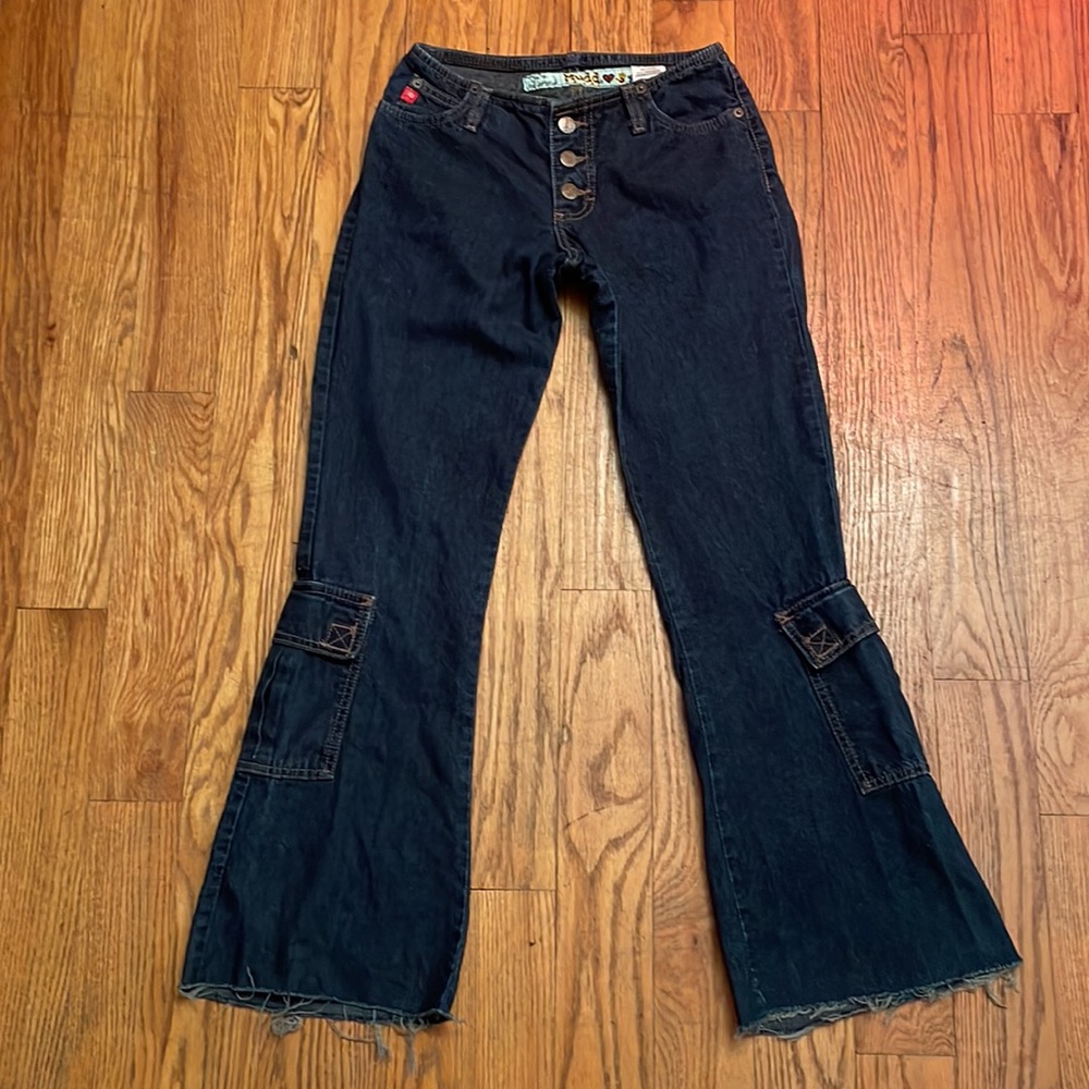 Vintage Mudd Flared Cargo Jeans